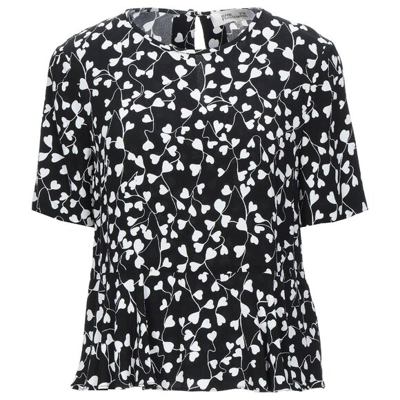 NWT Diane von Furstenberg DVF Peplum Blouse | Top for Work, Dinner, Events - Picture 2 of 13